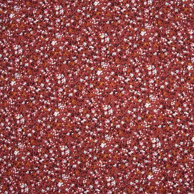 VISCOSE PRINT SUNSET FLOWERS