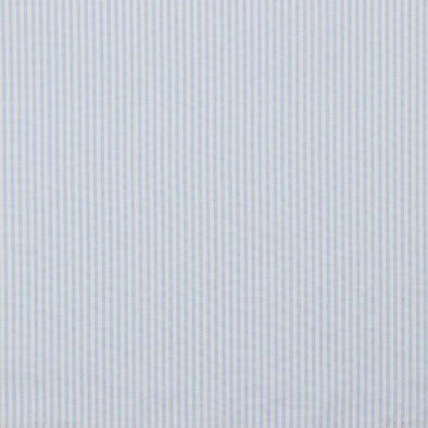 COTONE TINTO FILO RIGHE AZZURRO CHIARO