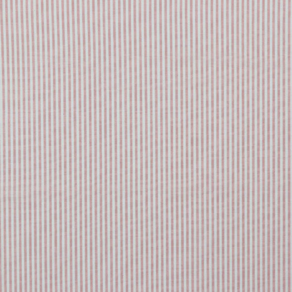 COTONE TINTO FILO RIGHE ROSA ANTICO