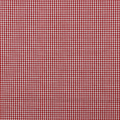 COTONE TINTO FILO QUADRETTI ROSSO