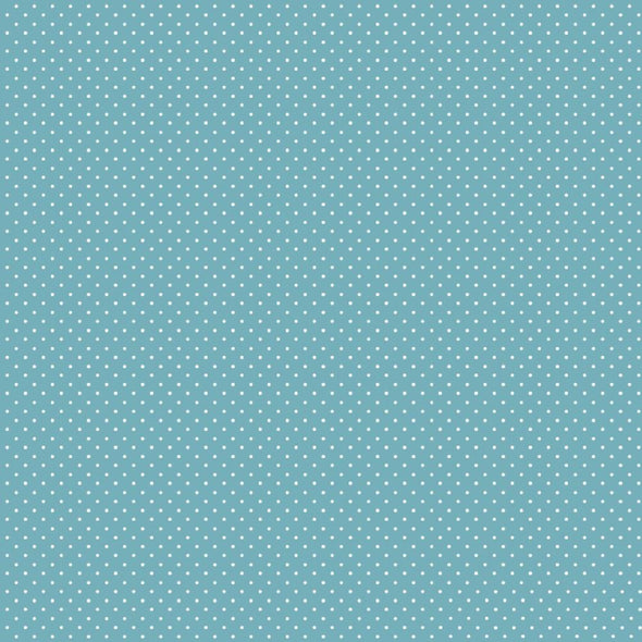 COTONE BASIC PETITE DOTS OLD GREEN
