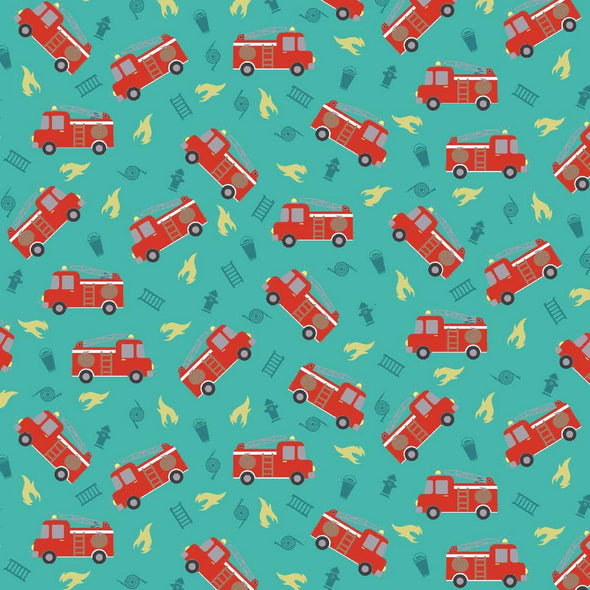 JERSEY GLOW IN THE DARK IL CAMION DEI POMPIERI - taglio copertina