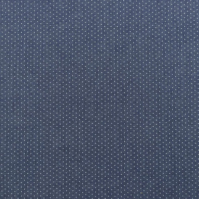 DENIM BLU SCURO A POIS