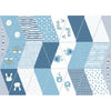 PANNELLO GHIRLANDA BANDIERINE WELCOME BABY BLUE