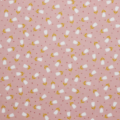 BABY CORDUROY SWEET FLOWER ROSA CHIARO