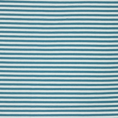 JERSEY STRIPES JEANS BIANCO