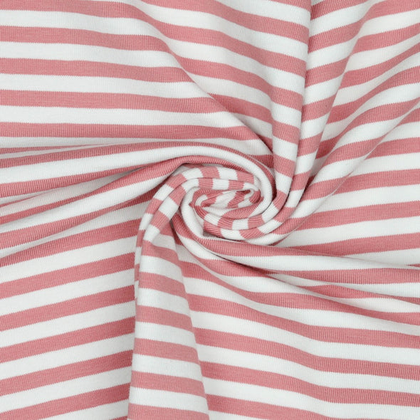 JERSEY STRIPES ROSA BIANCO
