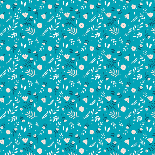 POPELINE DI COTONE ALADIN FLOWERS