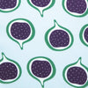 POPELINE DI COTONE FIGS AQUA