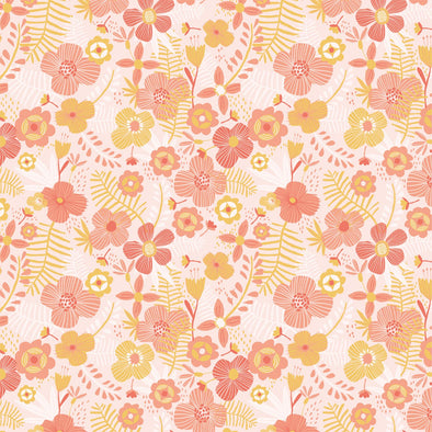 POPELINE DI COTONE JUMBO FLOWERS