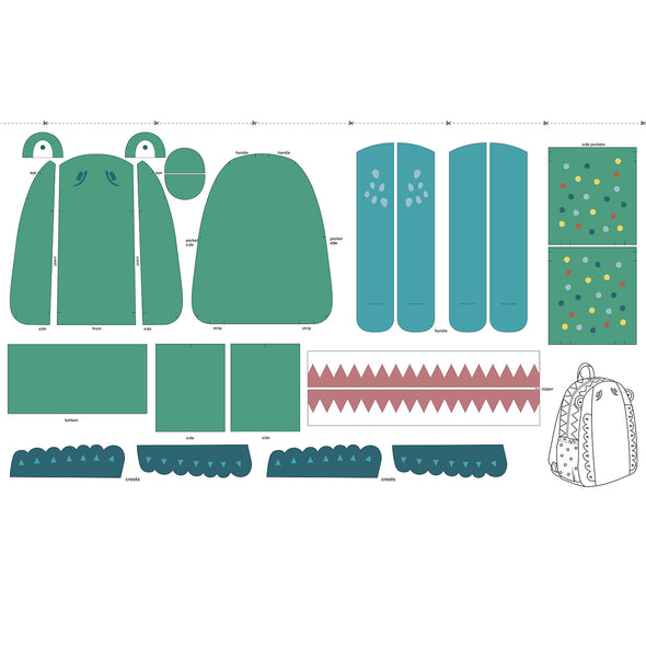 PANNELLO DINOSAUR BAG
