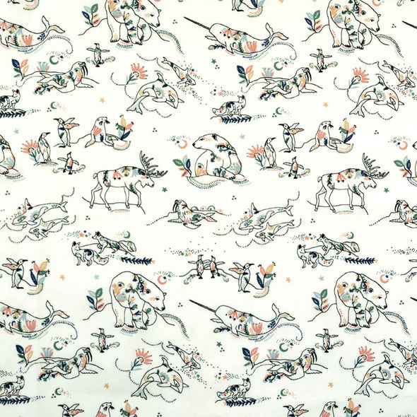 POPELINE DI COTONE ARTIC MAIN