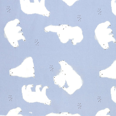 POPELINE DI COTONE POLAR BEARS