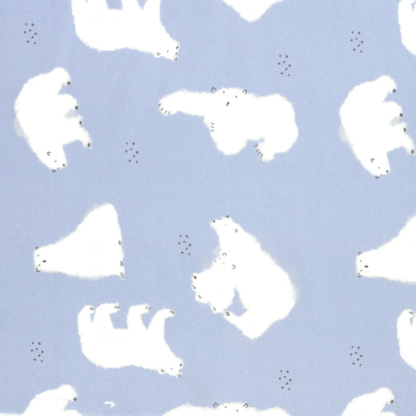 POPELINE DI COTONE POLAR BEARS