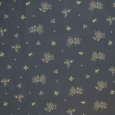 POPELINE DI COTONE RABBIT LEAVES