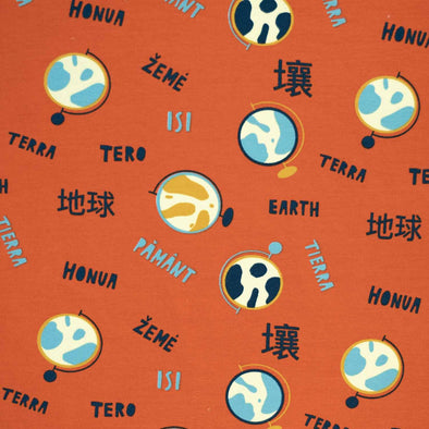 TESSUTO IN FELPA INVERNALE EARTH