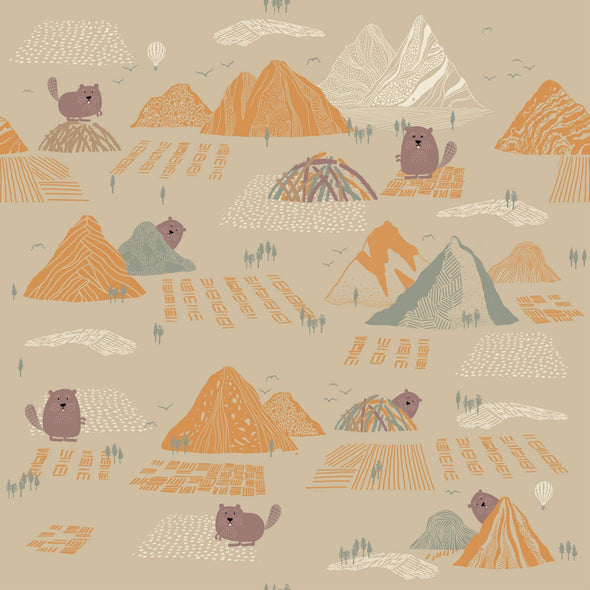 SOFTSHELL BEAVER AND MOUNTAINS