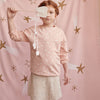 TESSUTO IN FELPA INVERNALE TOOTH FAIRY STARS GOLD - 125 CM