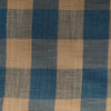 MUSSOLA DI COTONE VICHY SAND & BLUE