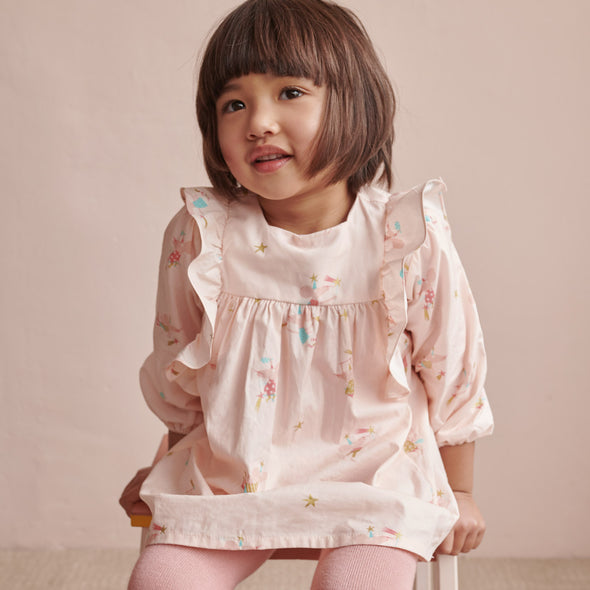 POPELINE DI COTONE GOLD TOOTH FAIRY