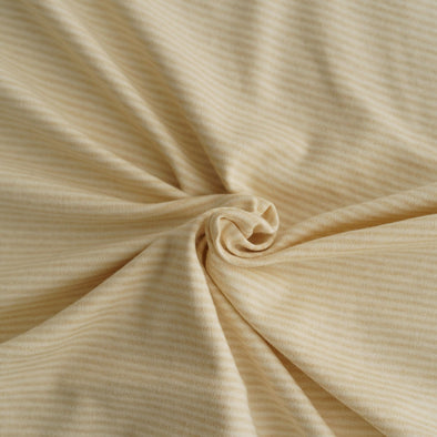 PUREST COTTON KNIT STRIPES ECRU' BROWN