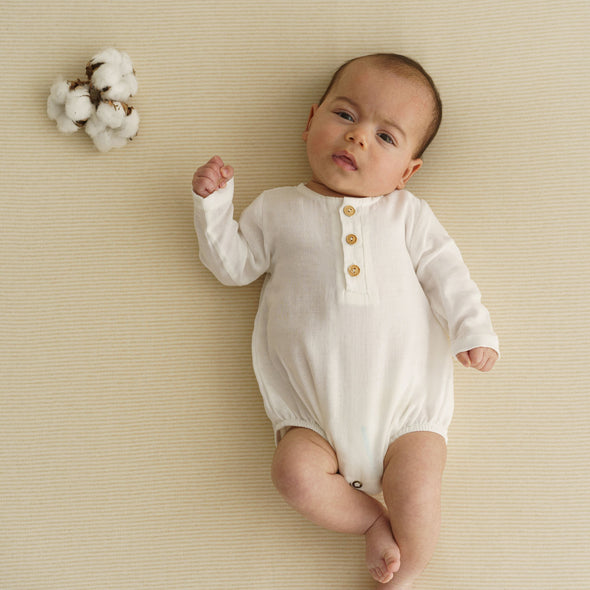 PUREST COTTON MOUSSELINE RAW WHITE