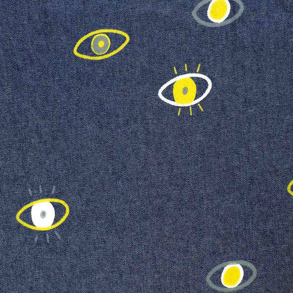 WINTER DENIM PRINT COLOR VIKINGS EYES