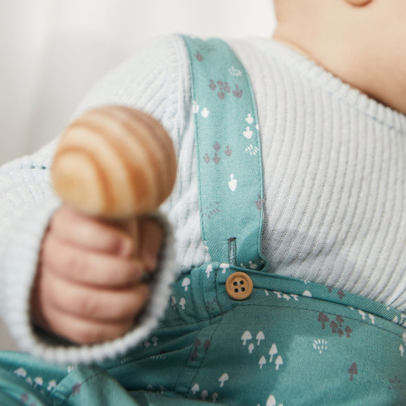 VYELLA COTTON PRINT GREEN MUSHROOMS