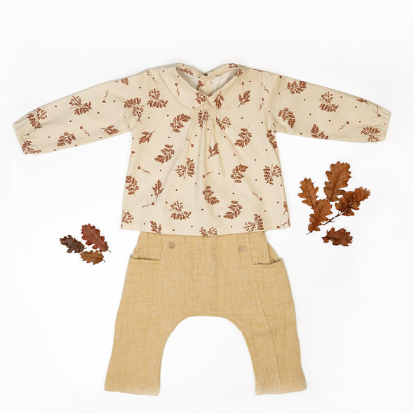 VYELLA COTTON PRINT AUTUMN LEAVES