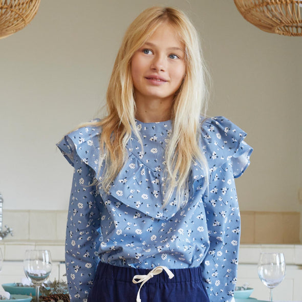 VYELLA COTTON PRINT WINTER FLOWERS