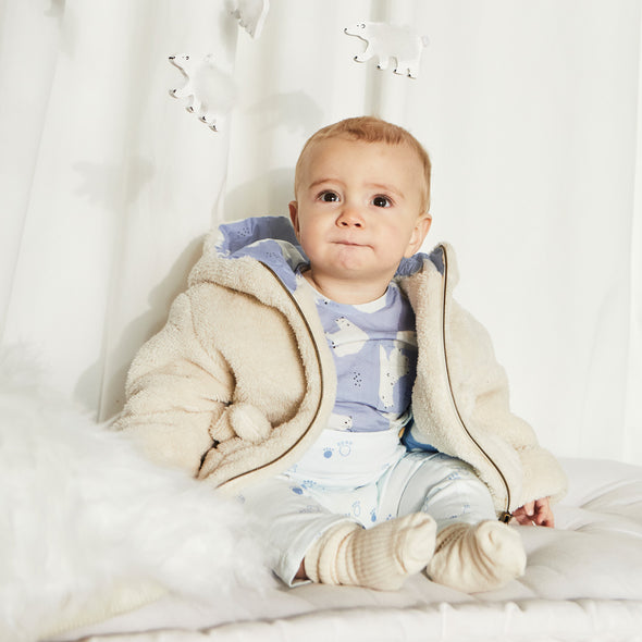 FLEECE SHERPA ECRU'