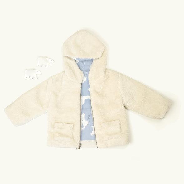 FLEECE SHERPA ECRU'