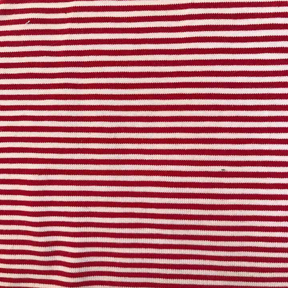 JERSEY RIGHE ROSSO/BIANCO