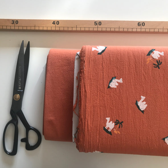 RUSTIC COTTON TINTA UNITA TERRA BRUCIATA
