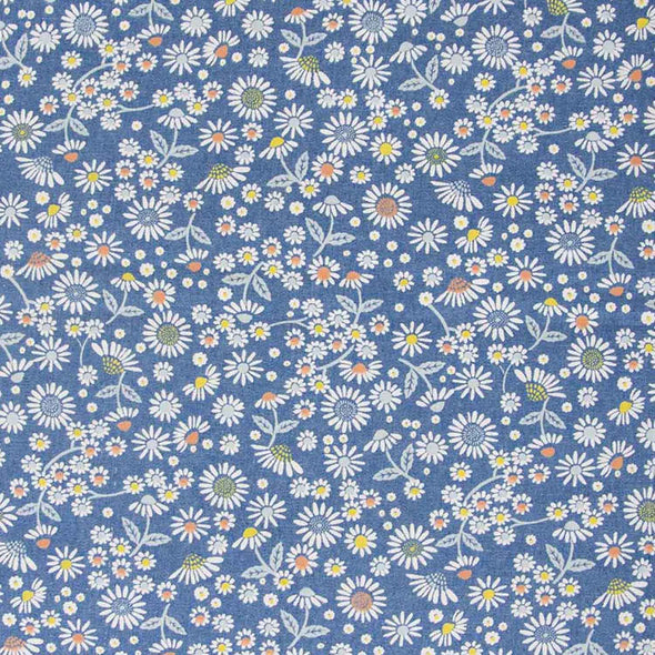 DENIM PRINT COLOR MARGUERITES