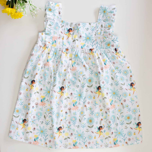 POPELINE DI COTONE MARGUERITE FAIRIES