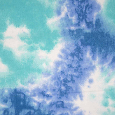 VISCOSA TIE-DYE TURQUOISE OCEAN
