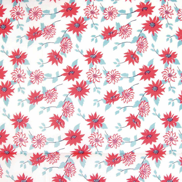 VOILE FLOWERS PRINT SUNFLOWERS